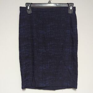 Banana Republic Blue Knee-Length Pencil Skirt for Work